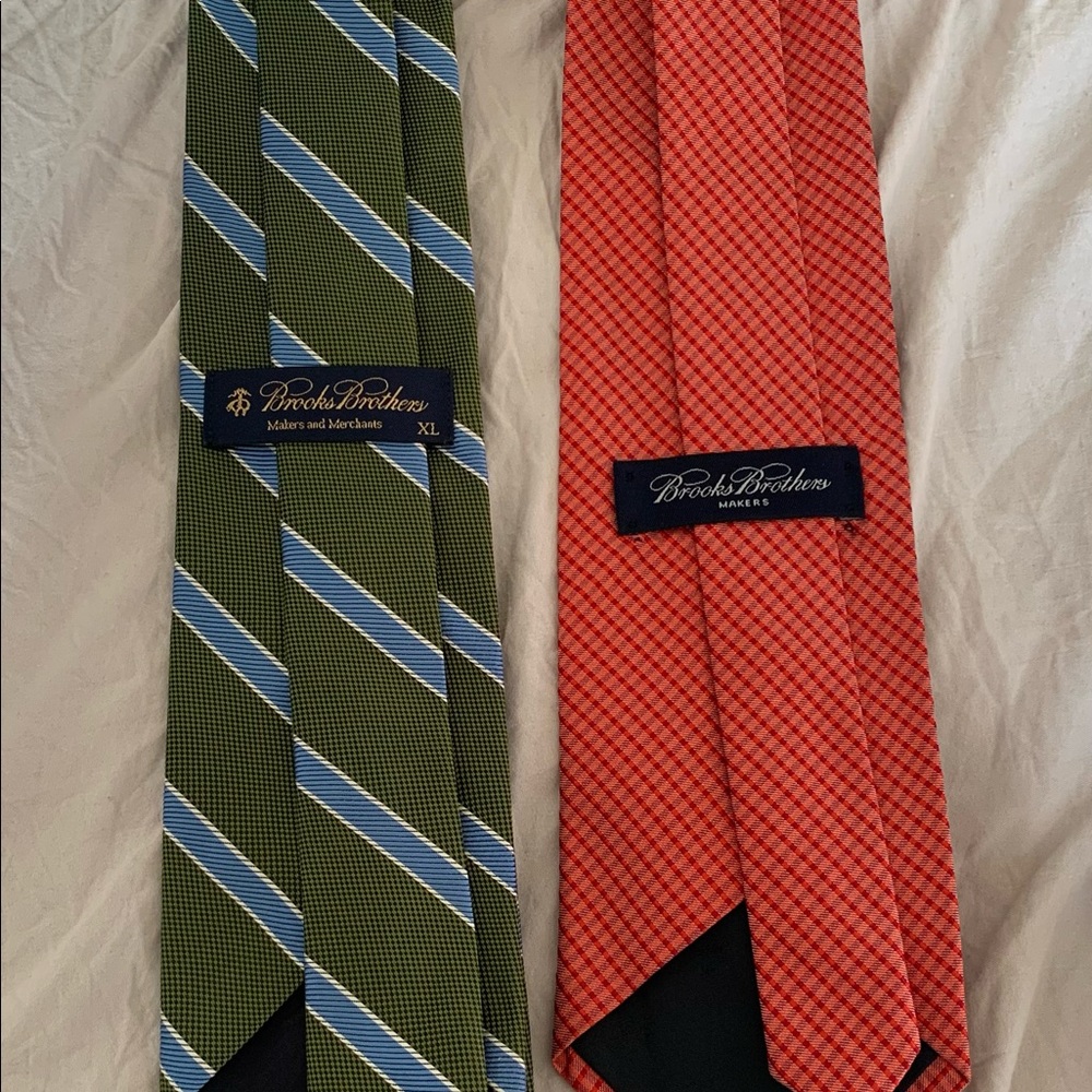 Set of two Brooks Brothers men's ties